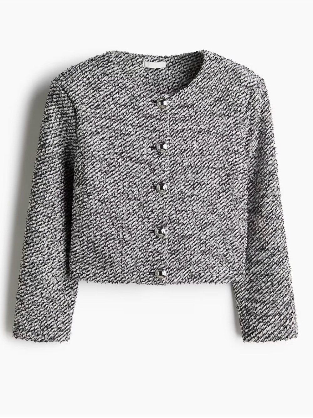 H&M boucle knit cardigan jacket BNWT